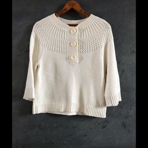Michael Kors White Knitted Sweater